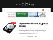 Tablet Screenshot of hostingyvirtualizacion.com